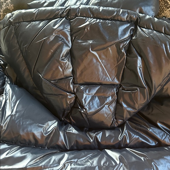 Quince responsible down long puffer jacket - shiny black - Picture 10 of 12